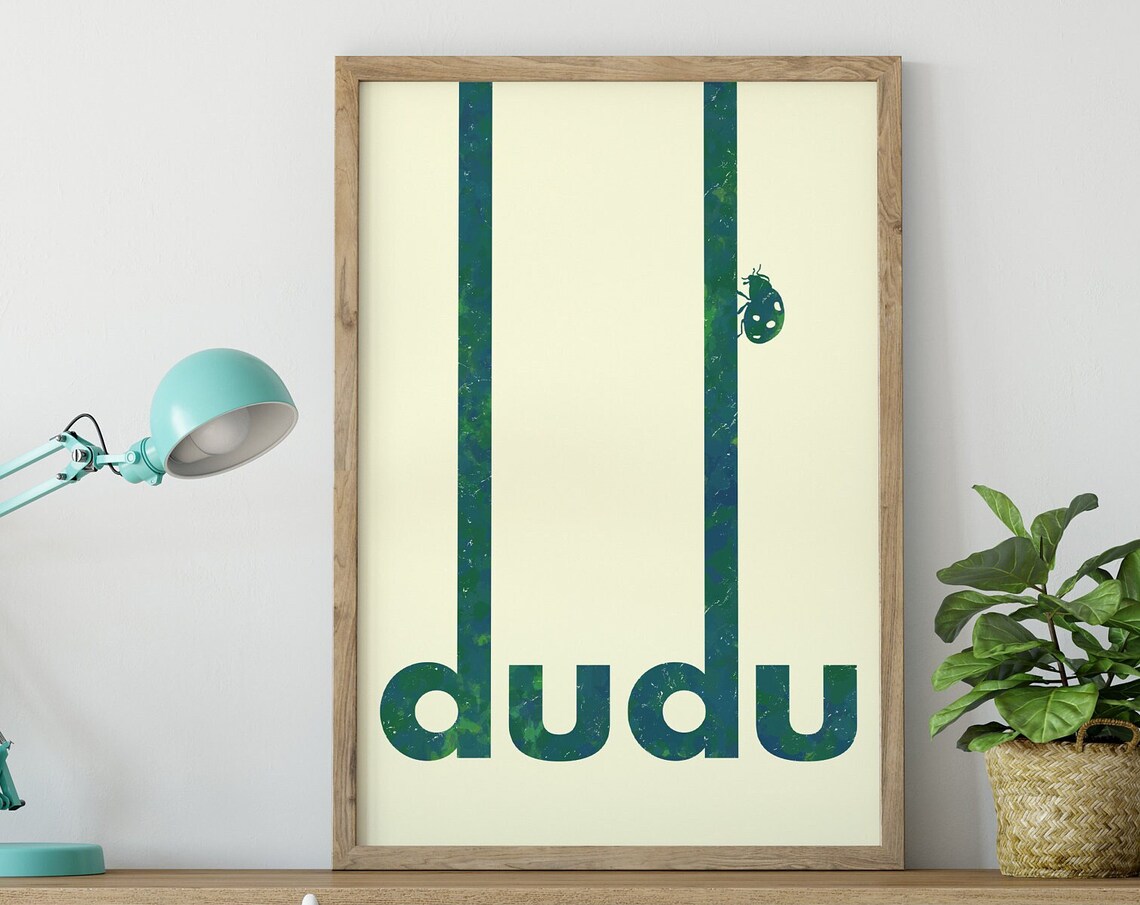 Dudu Indian Swahili Poster Print