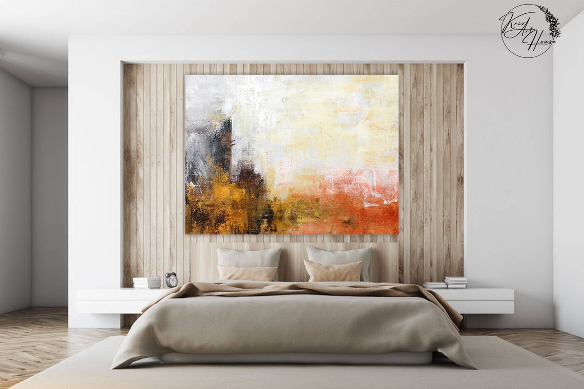 Textured Abstract Painting, Oversize Wall Art Print - Image 3