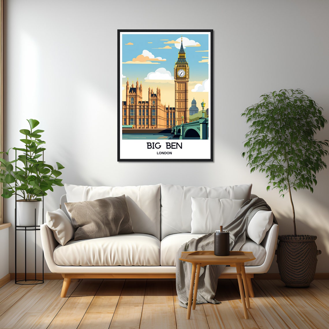 Big Ben Poster Big Ben Print London Travel Poster London Travel Print London Travel Gift London Art Gift London Art Print London Lover Gift - Image 2