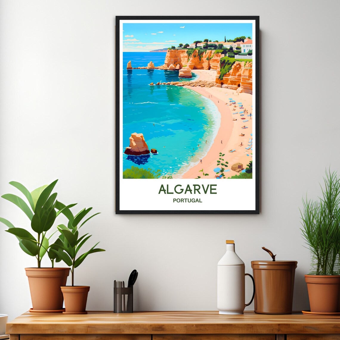 Algarve Travel Poster, Portugal Travel Art Print - Image 2