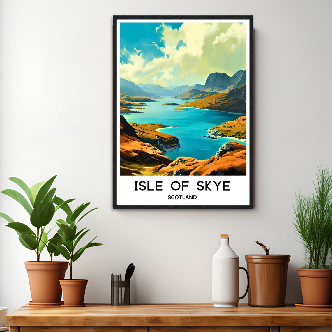 Isle Of Skye Travel Poster Isle Of Skye Travel Print Isle Of Skye Wall Art Isle Of Skye Travel Gift Isle Of Skye Art Print Scotland Poster - Image 3