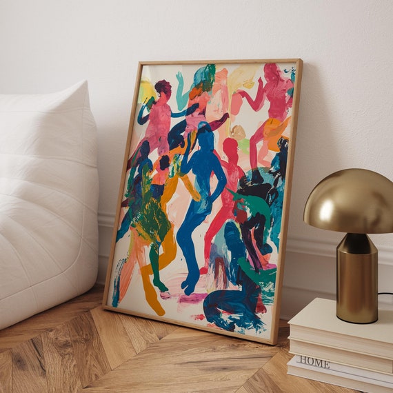 Colorful Wall Art Henri Matisse Abstract Dance Poster Modern Print