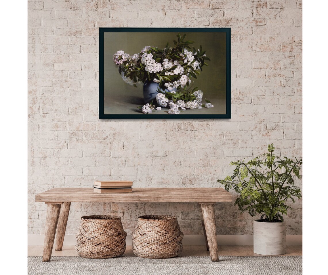 Mountain Laurels Vintage Botanical Still Life Art Print - Image 3