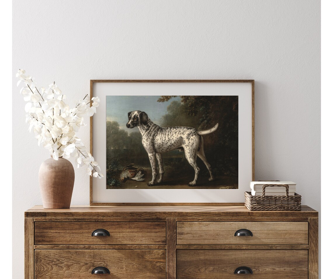 Spotted Hound Vintage Bird Hunting Dog Art Print - Image 2