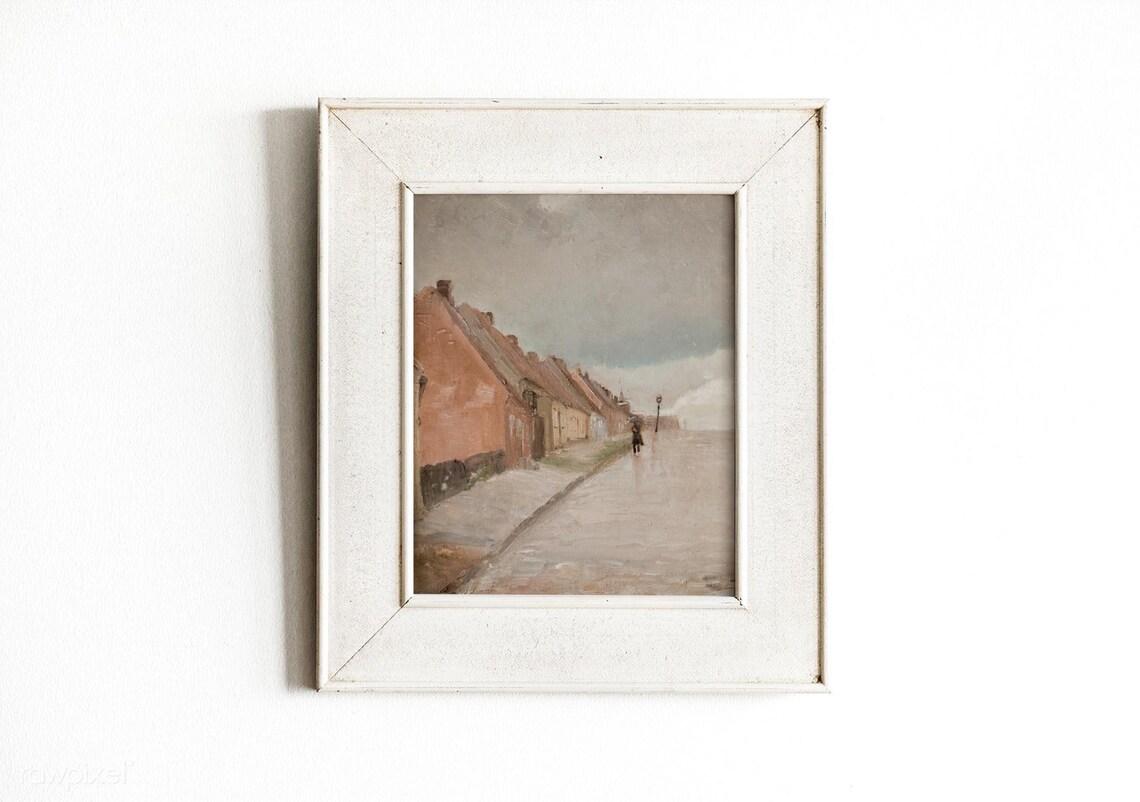 Danish Lane Vintage European Street Art Print - Image 3