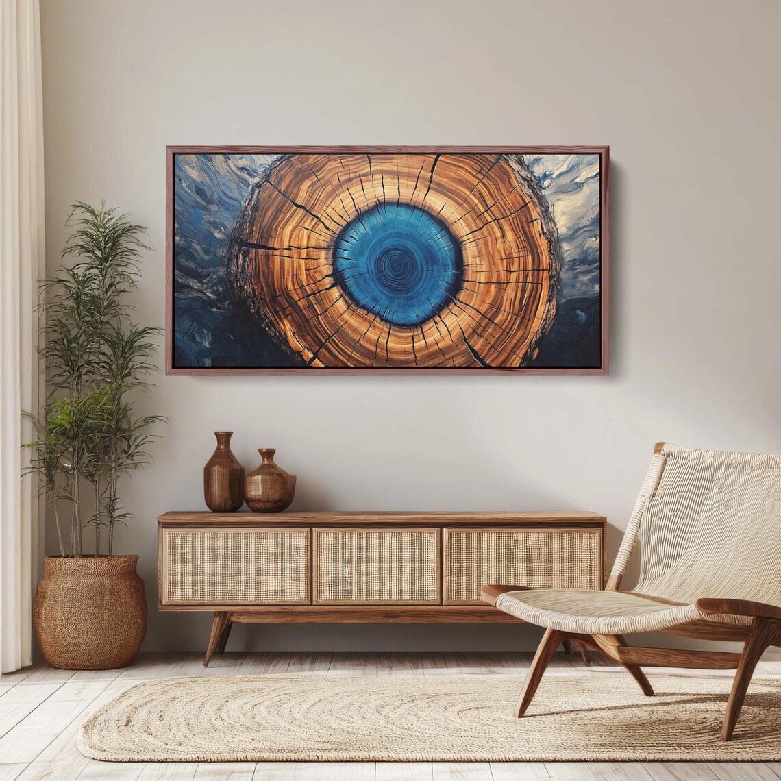 Modern Tree Decor Contemporary Art Print