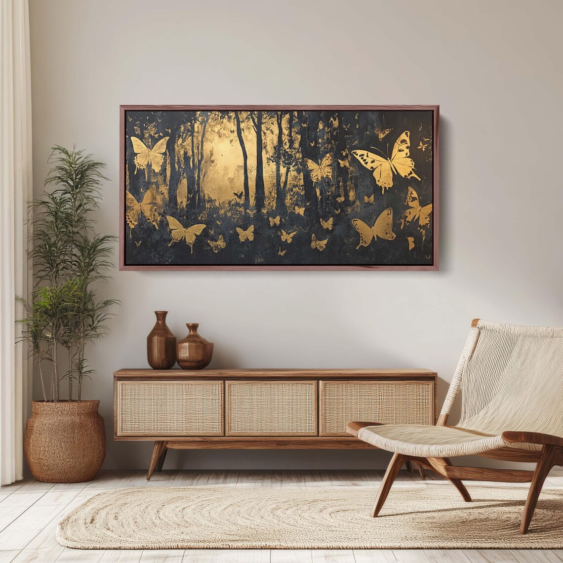 Butterfly Forest, Modern Contemporary Art Print - Image 3