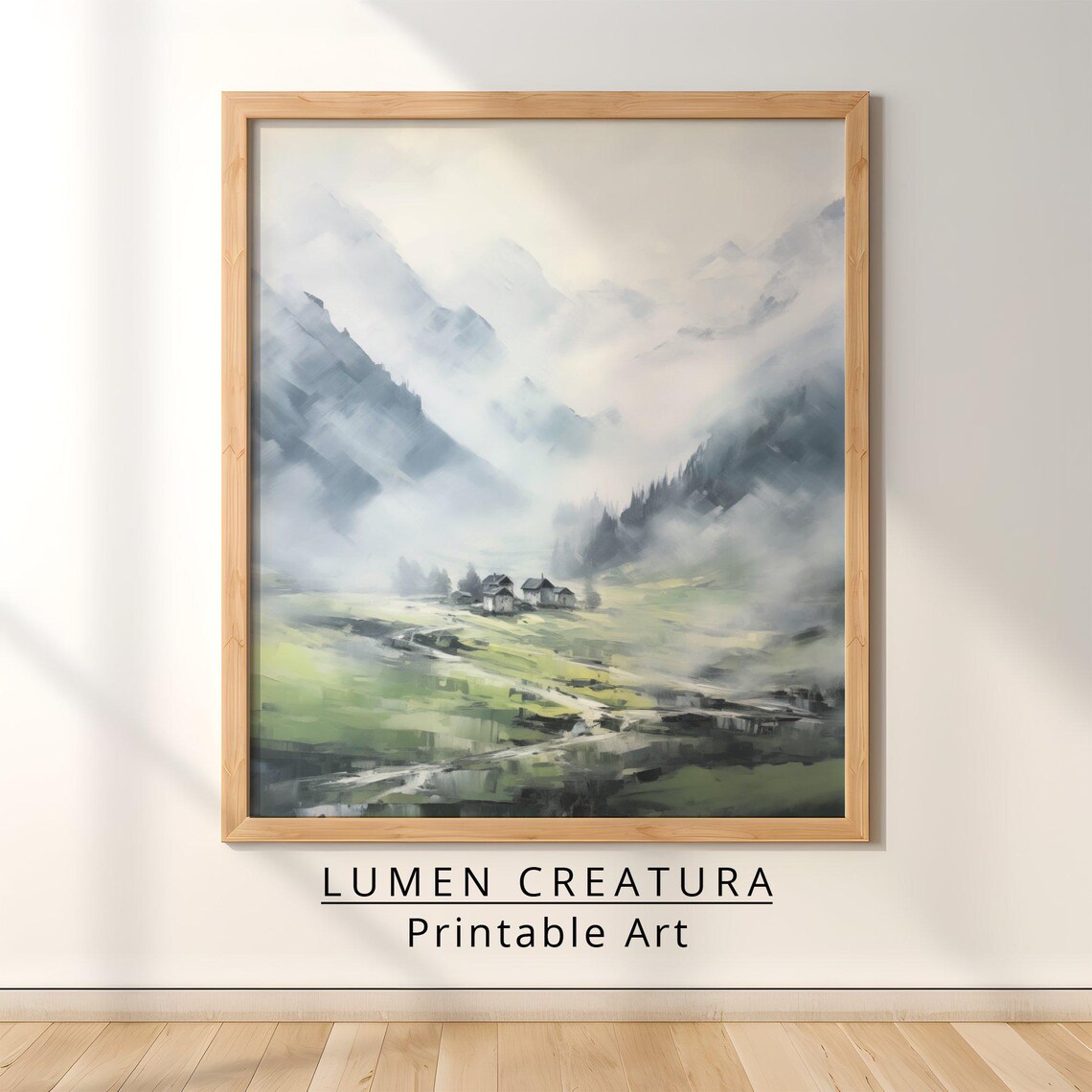 Misty Morning Farmhouse Vintage French Countryside