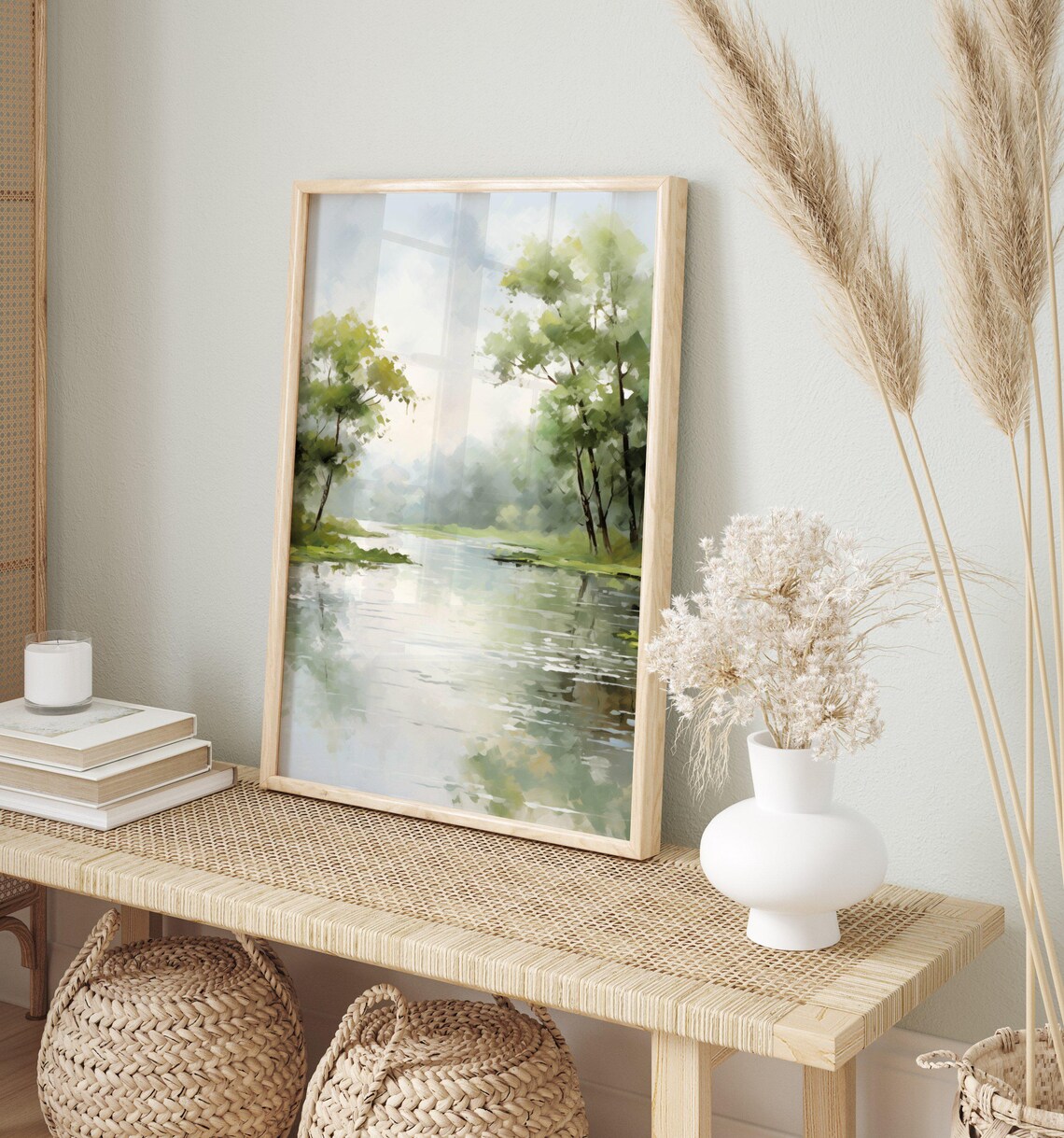 River Art Decor, Vintage French Countryside - Image 2