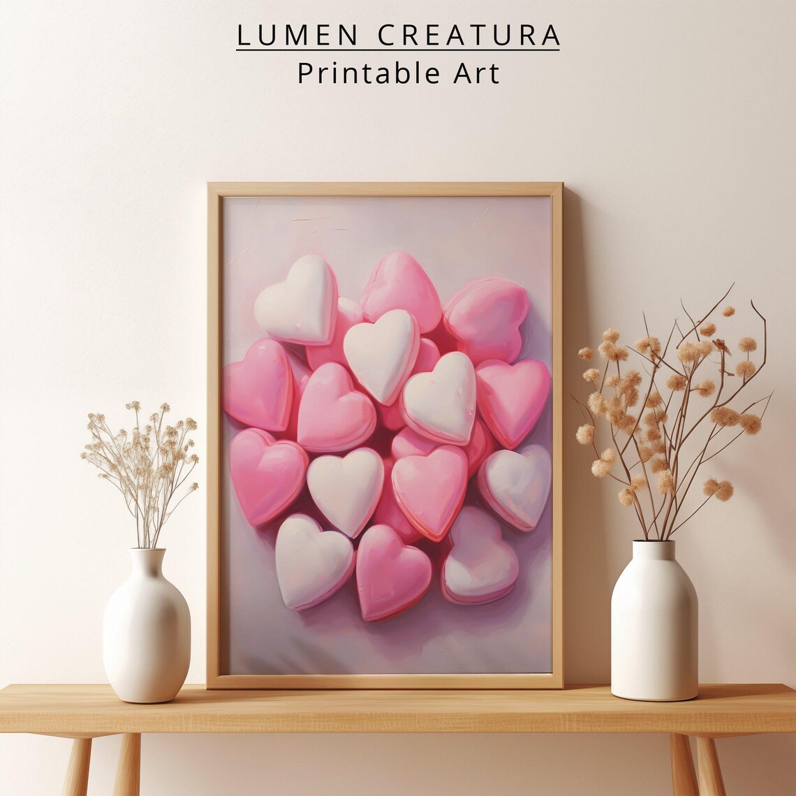Valentines Day Heart Print, Romantic Gift For Her - Image 2