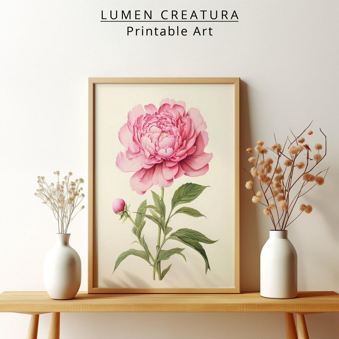 Vintage Rose Art Print, Antique Botanical Flower - Image 2