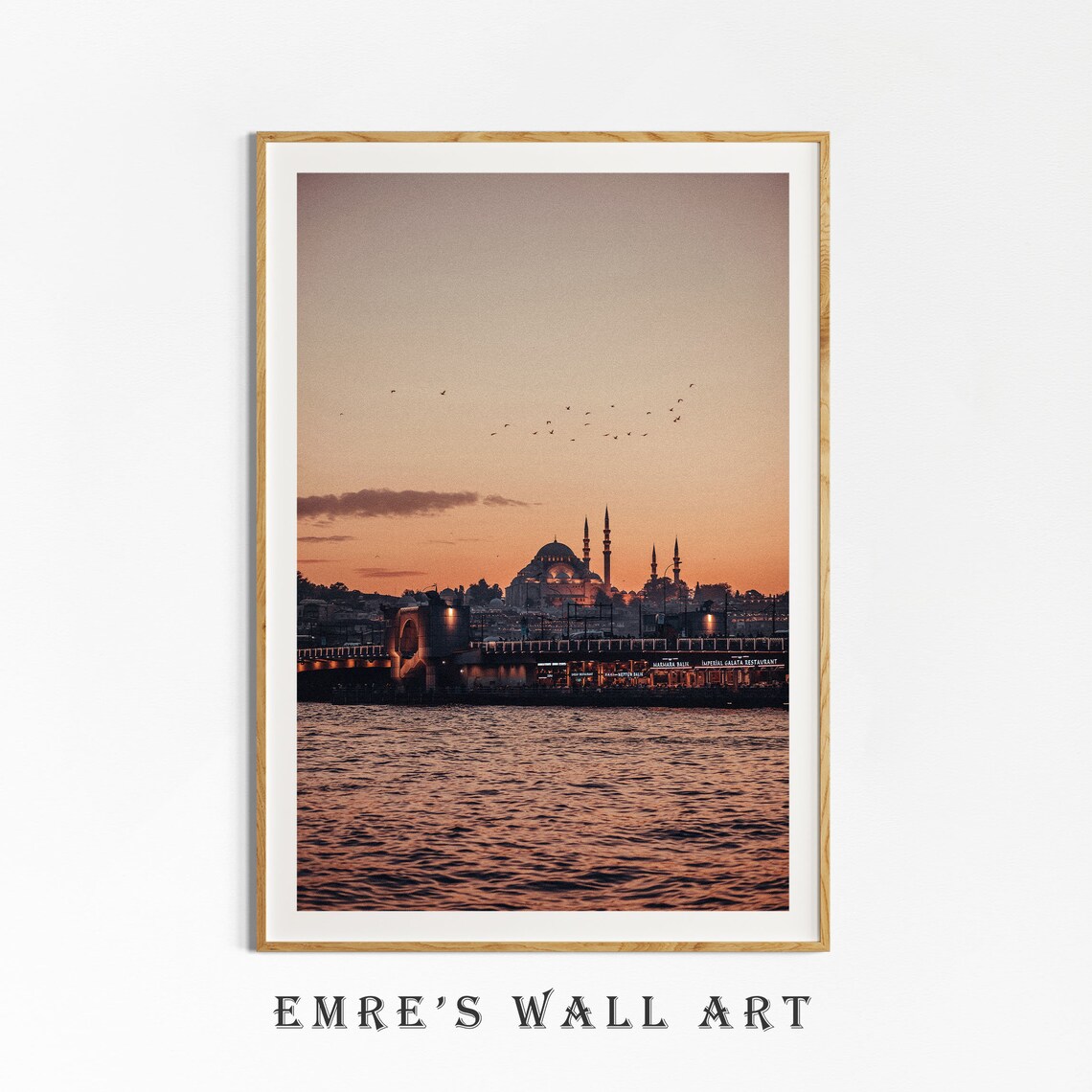 Istanbul City Landscape Art Print, Modern Cityscape - Image 4