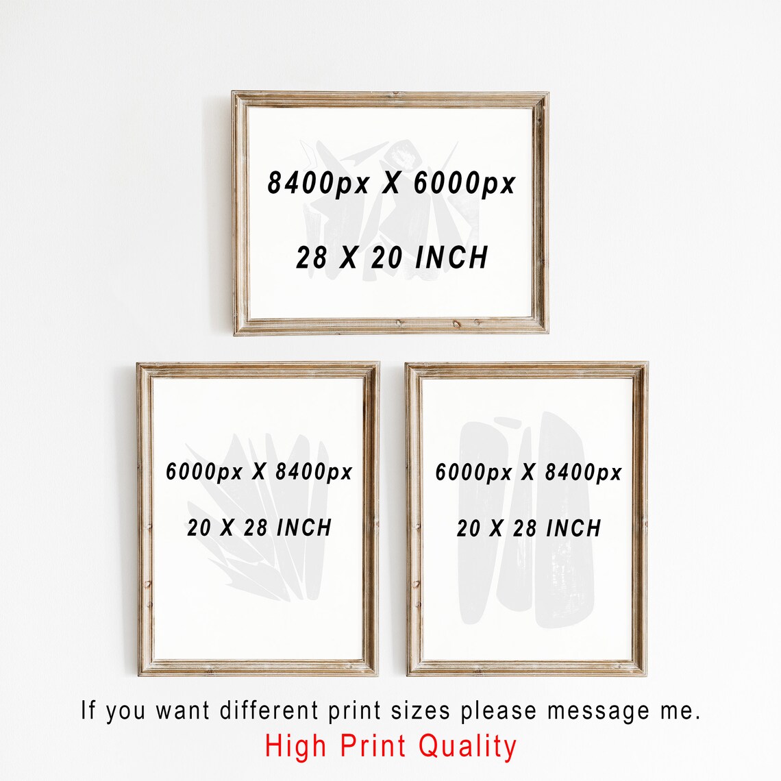 Vintage Abstract Shapes Art Print Set, Neutral Decor - Image 4