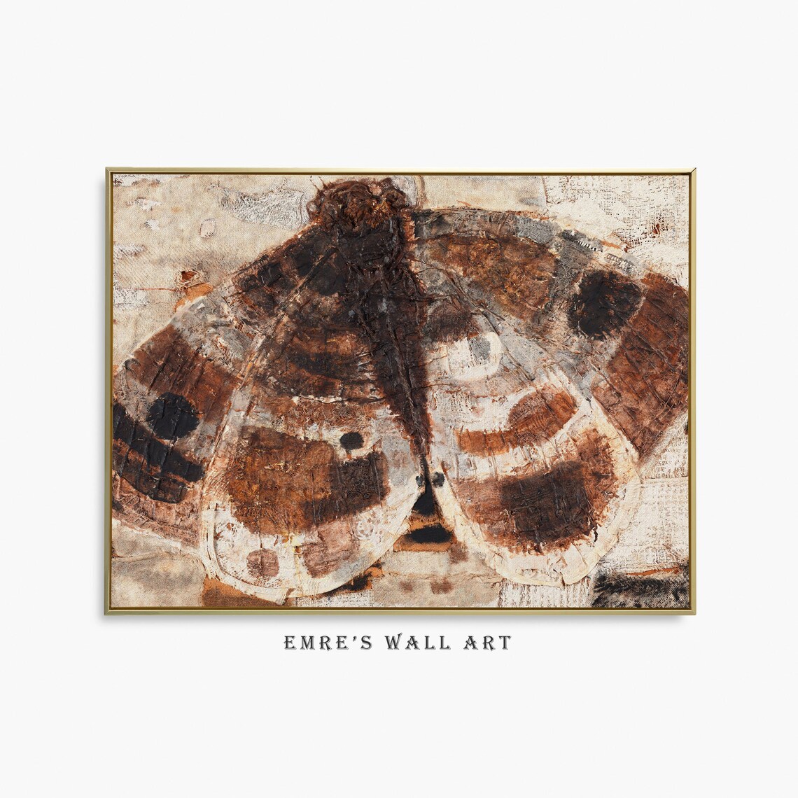 Vintage Butterfly Textile Print, Butterfly Pattern
