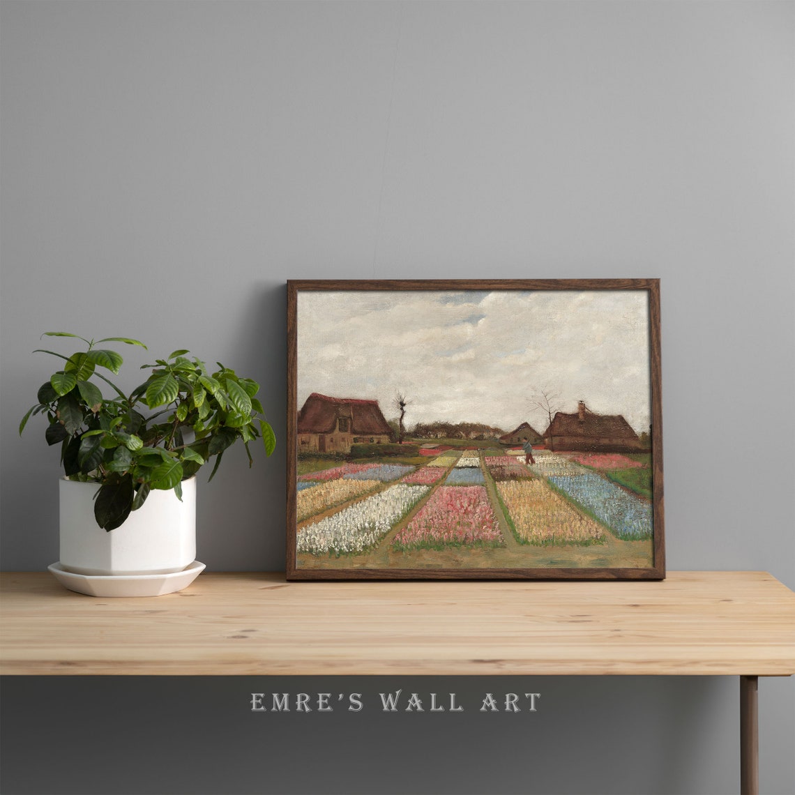 Vincent van Gogh Flower Beds Holland Colorful Bulb Fields Poster - Image 2