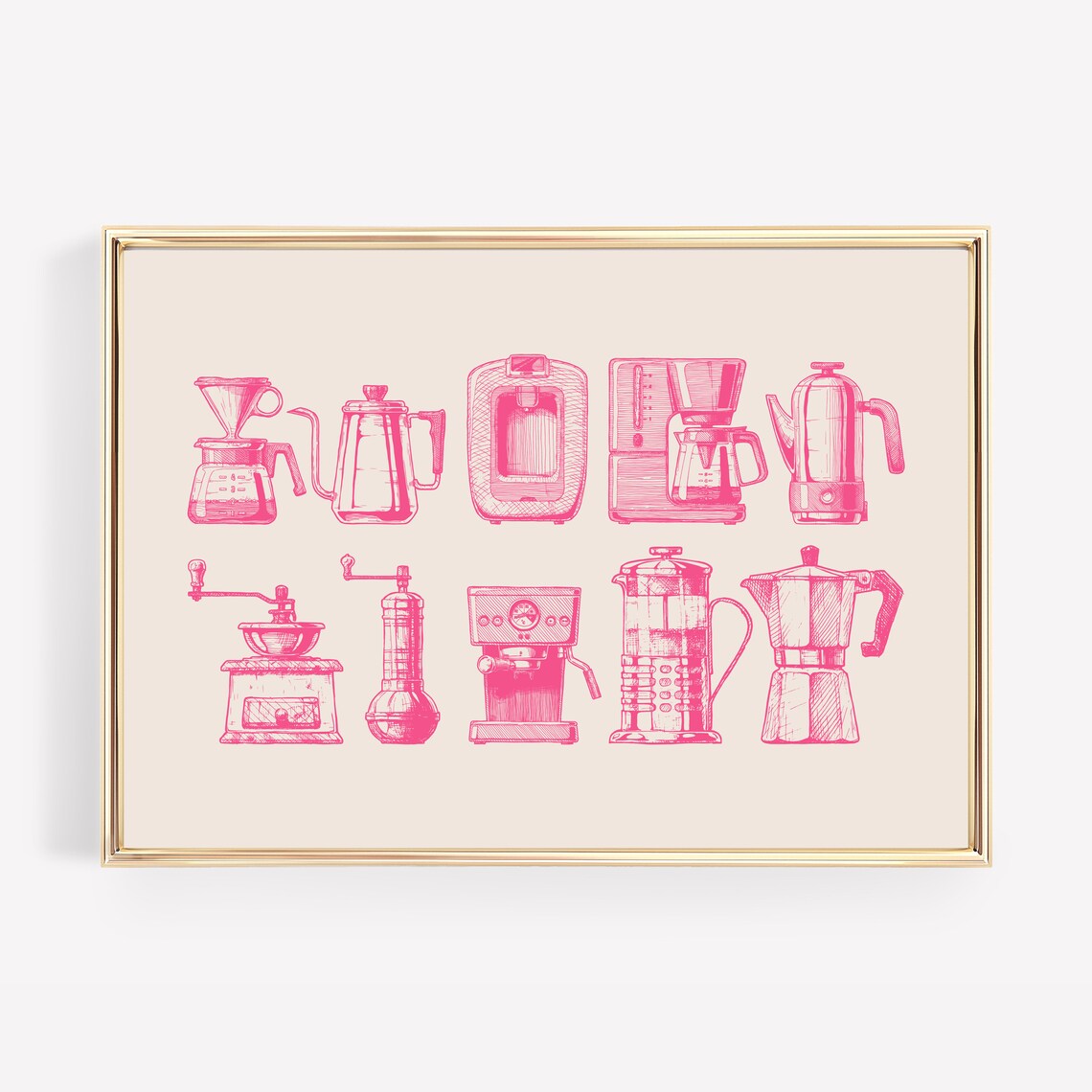 Coffee Wall Art, Coffee Bar Decor Poster