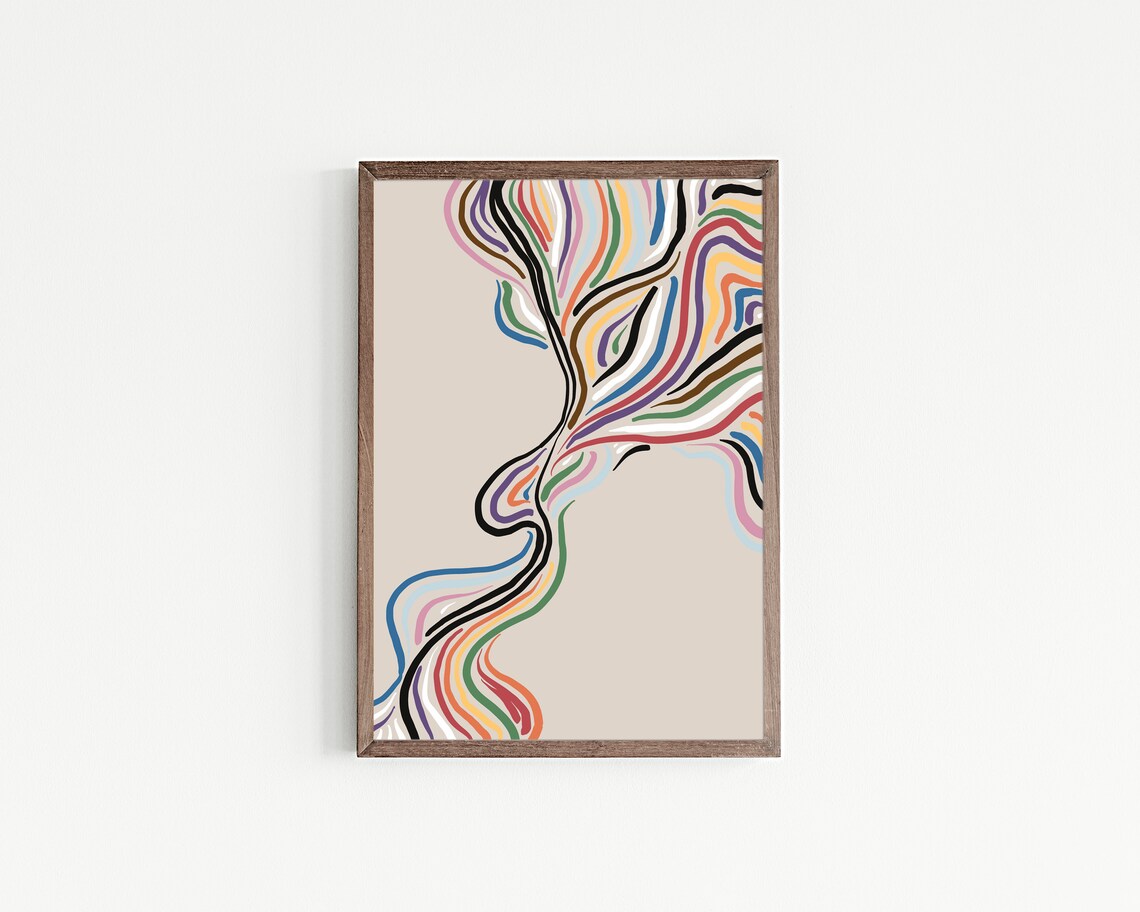 Subtle Pride Office Decor, LGBTQ Wall Art - Image 2
