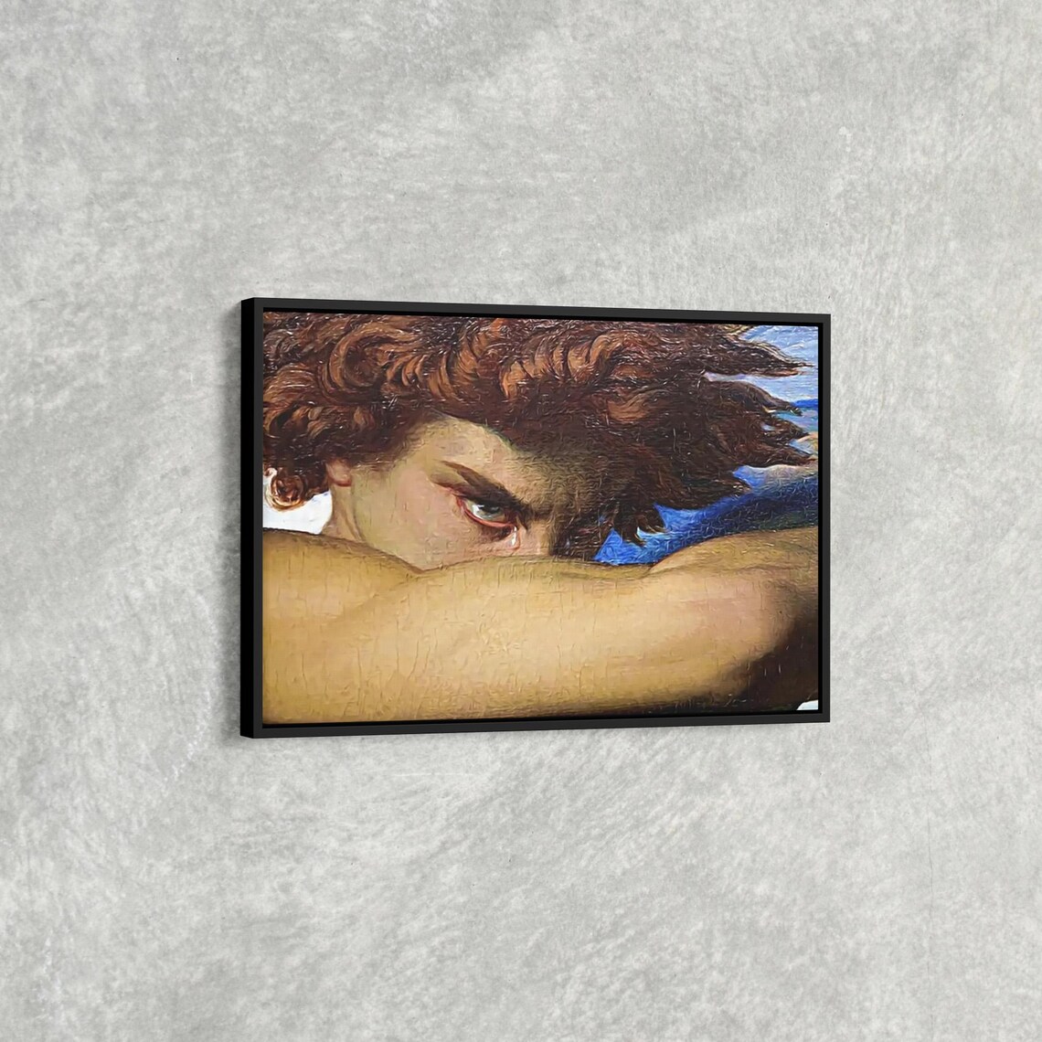 Fallen Angel Alexandre Cabanel Classic Art Canvas Detail Poster
