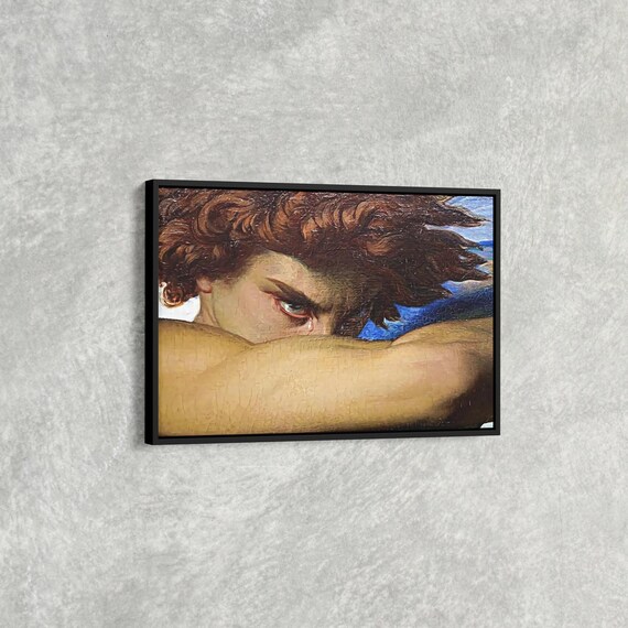 Fallen Angel Alexandre Cabanel Classic Art Canvas Detail Poster