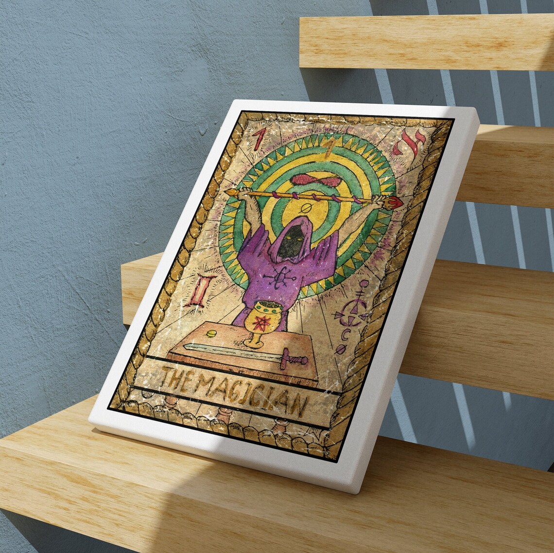 Magician Tarot Card Print Tarot Card Print Tarot Print Tarot Card Magician Tarot Magician Tarot Card Tarot Art Print - Image 3