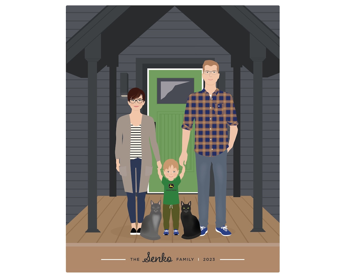 Family Portrait - Personalized Child Add-On
