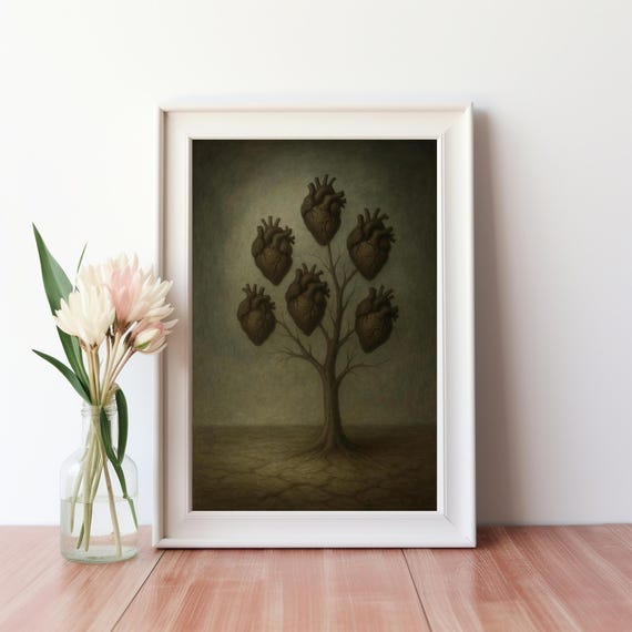 The Heart Tree A Surreal Exploration Of Love And Loss In Art