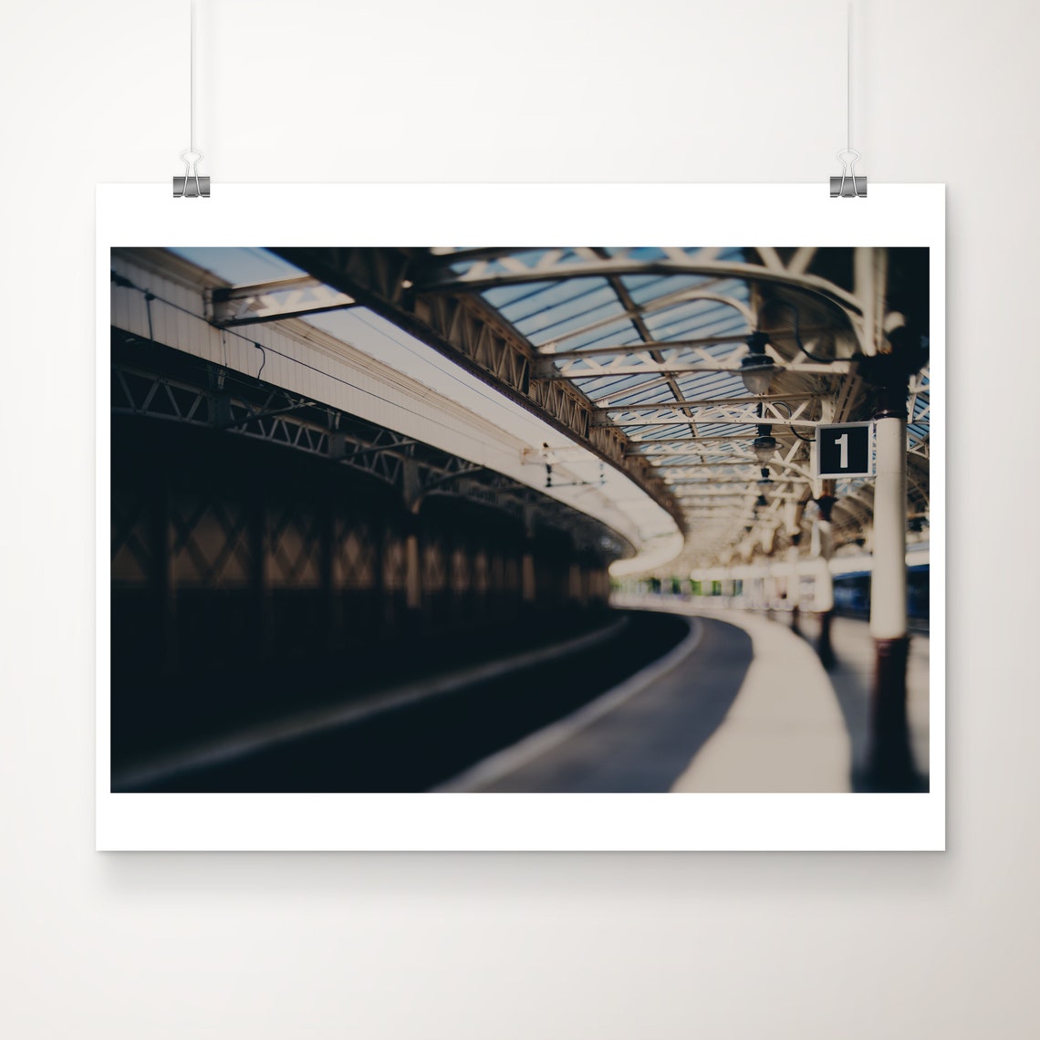 Wemyss Bay Railway Station Platform One Scotland Photo Print