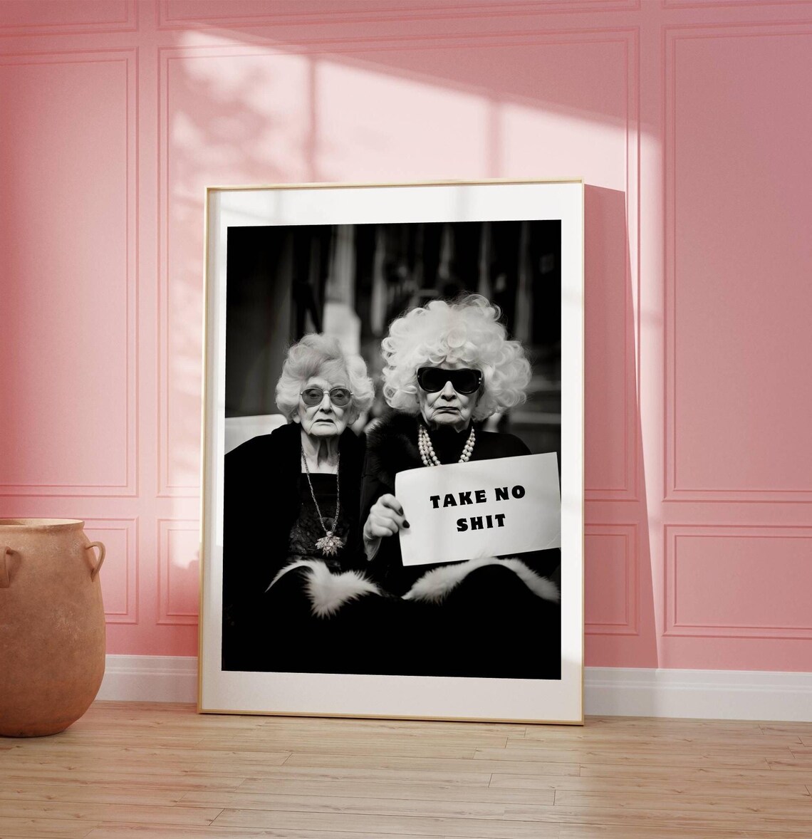 Take No Sh Feminist Quote Print, Girl Power Poster - Image 4