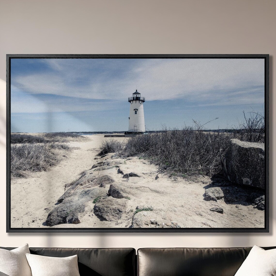 Edgartown Lighthouse, Martha's Vineyard Travel Poster