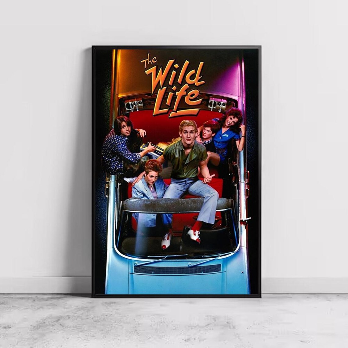 The Wild Life 1984 Teen Comedy Film Convertible Boombox Poster