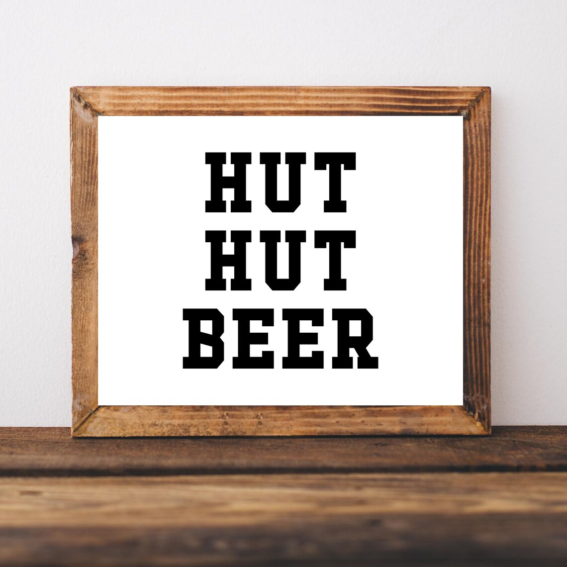 Football Birthday Decor Gameday Sign Art Print