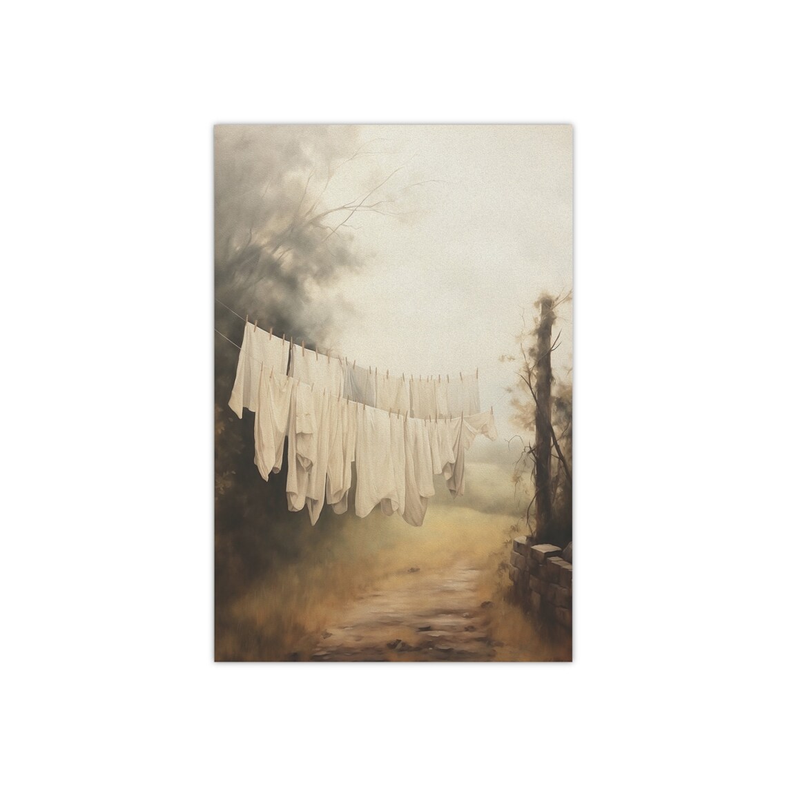 Vintage Laundry Day Art Print, Laundry Room Decor - Image 3