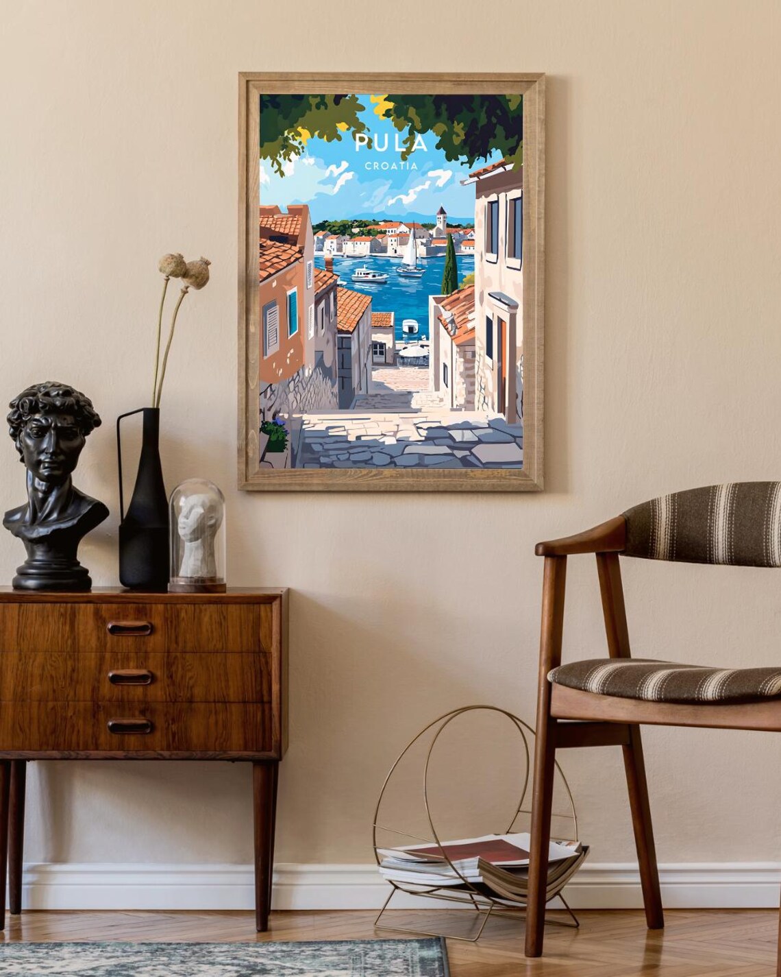 Pula Travel Poster, Croatia Travel Wall Art - Image 2