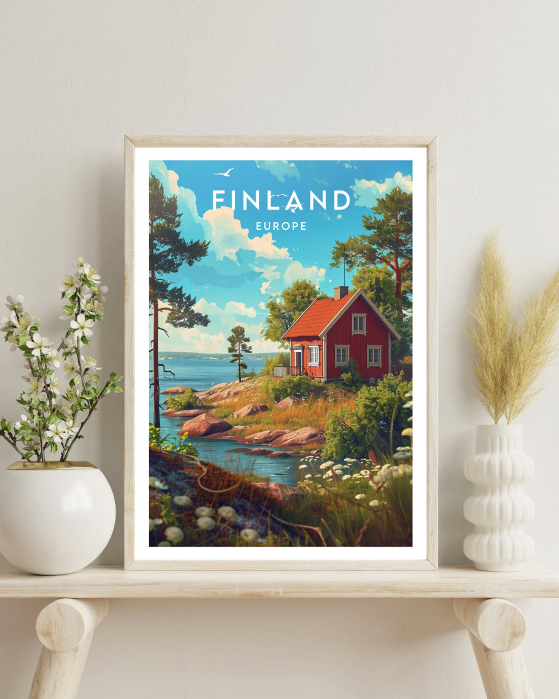 Finland Travel Poster, Helsinki Europe Wall Art - Image 4