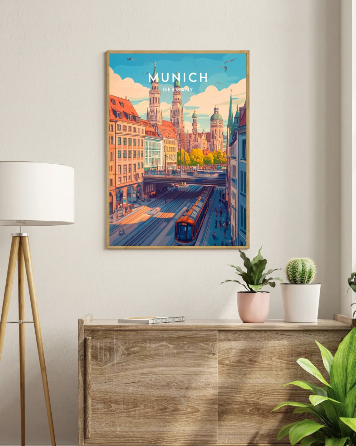 Munich Travel Poster, Germany Europe Wall Art - Image 3
