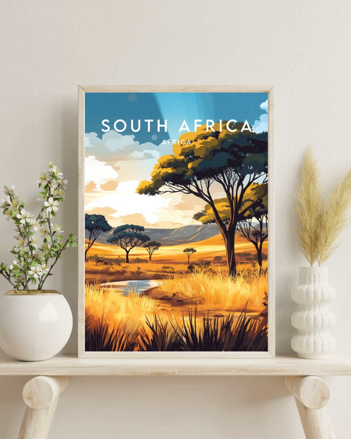 South Africa Travel Poster, Africa Wall Art - Image 4