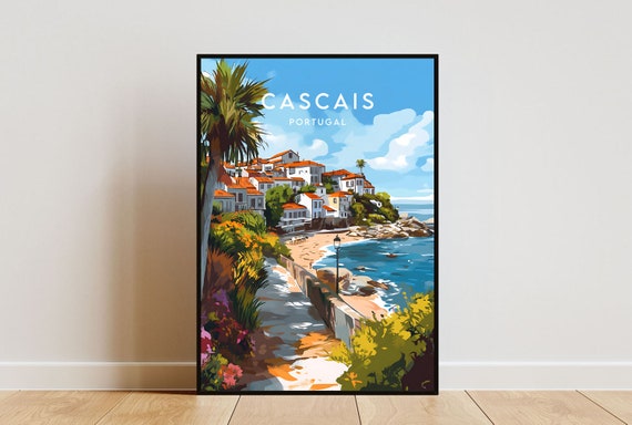 Cascais Portugal Travel Poster