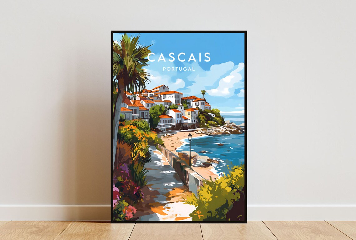 Cascais Portugal Travel Poster