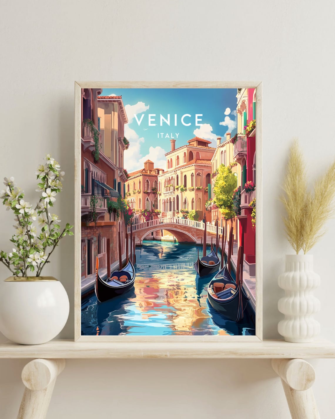 Venice Travel Poster, Italy Europe Wall Art - Image 4