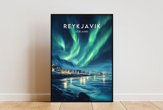 Reykjavik Travel Wall Art Print