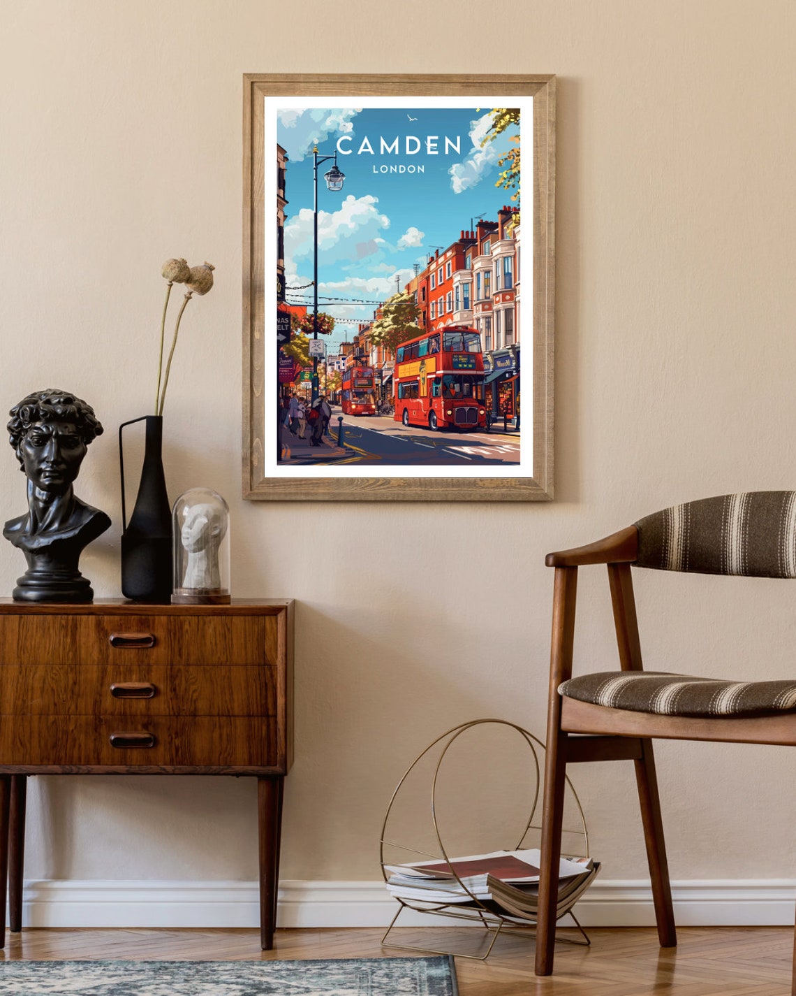 Camden Travel Print London Camden Poster London Poster Travel Wall Art London Print Poster England Europe London Camden Market - Image 2