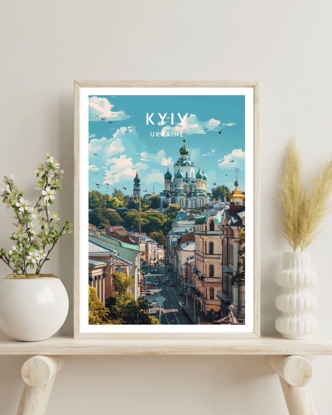 Kyiv Travel Poster, Ukraine Europe Wall Art - Image 4
