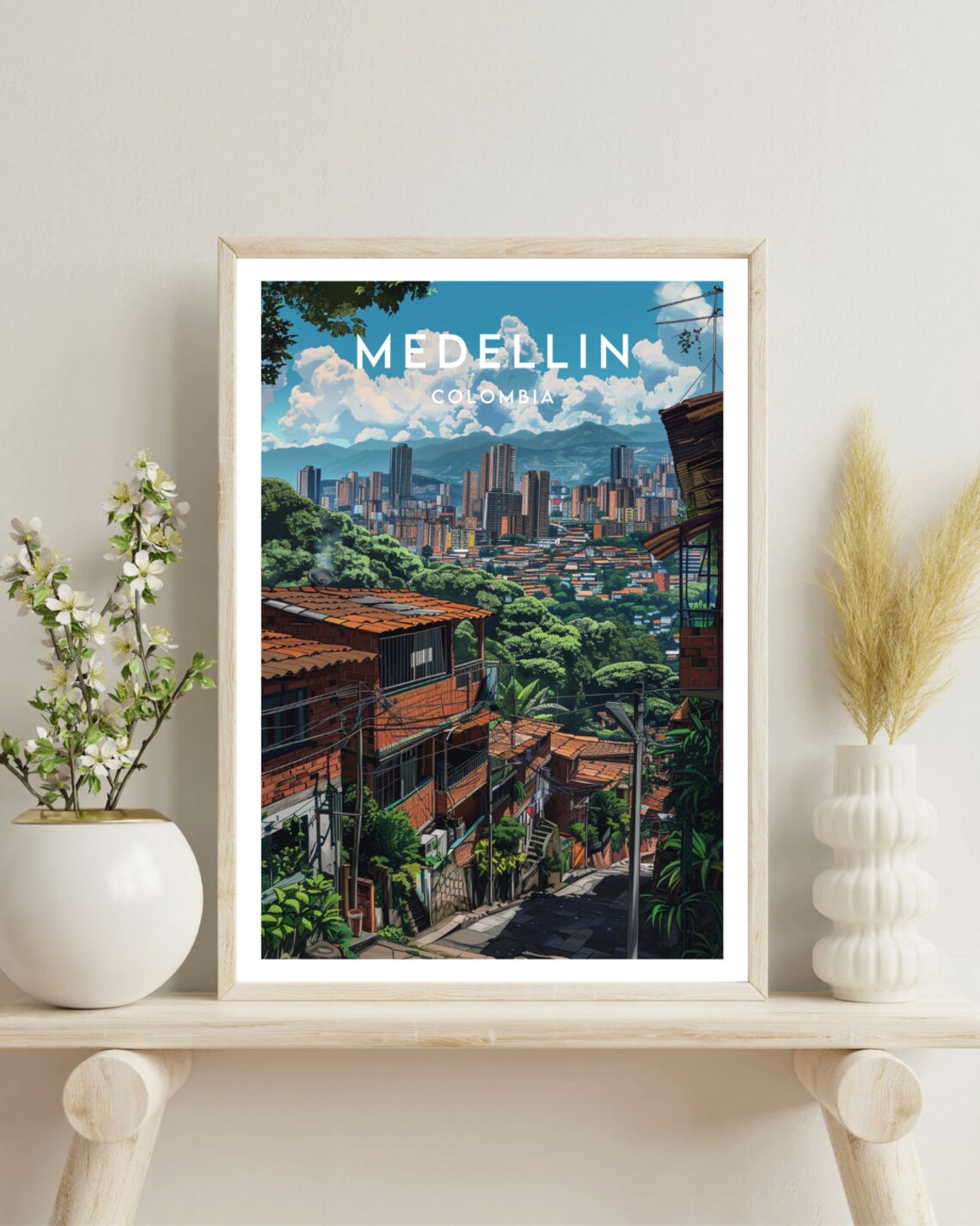 Medellin Travel Poster, Colombia Travel Art Print - Image 4