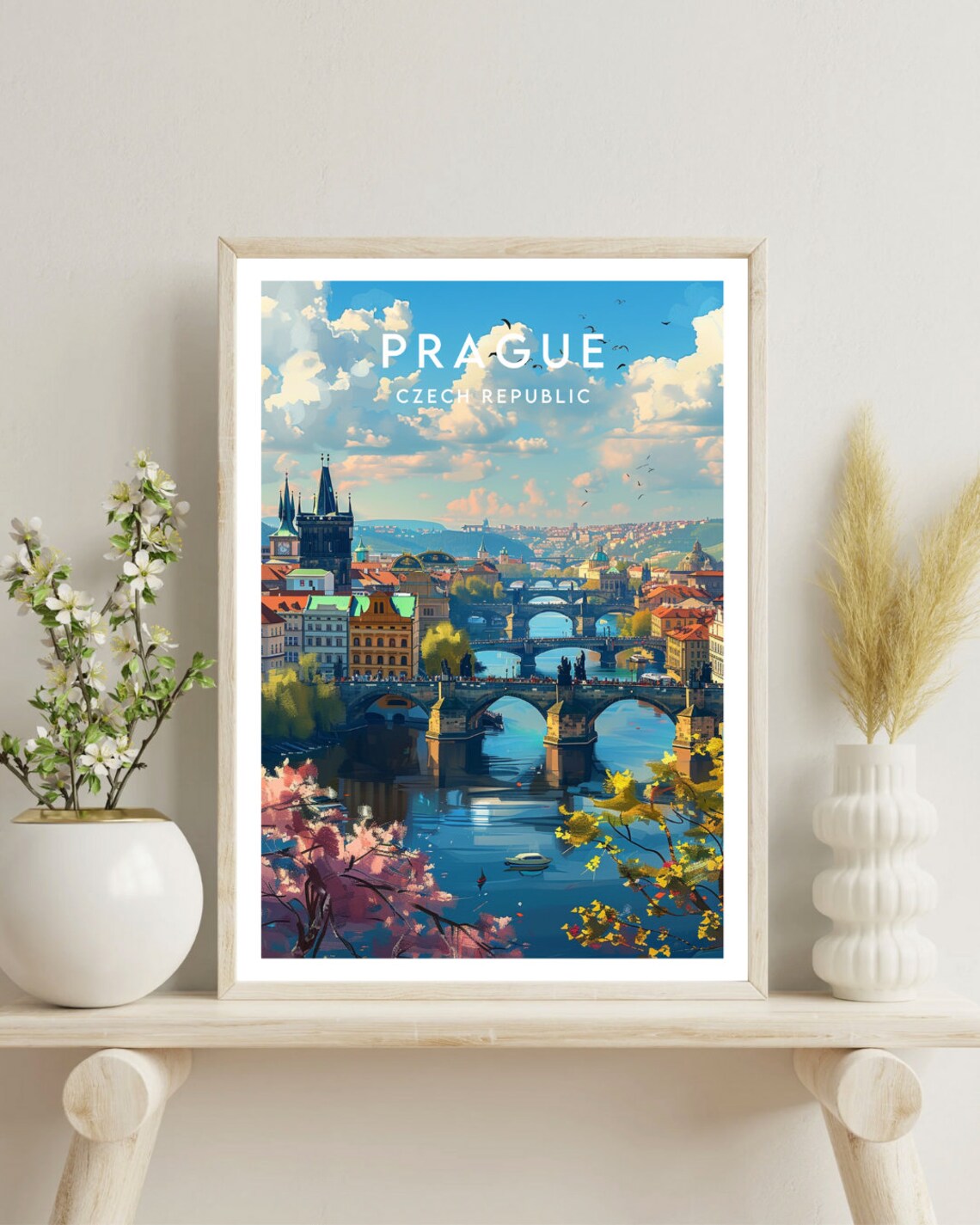 Prague Czech Republic Travel Wall Art Poster - Image 4