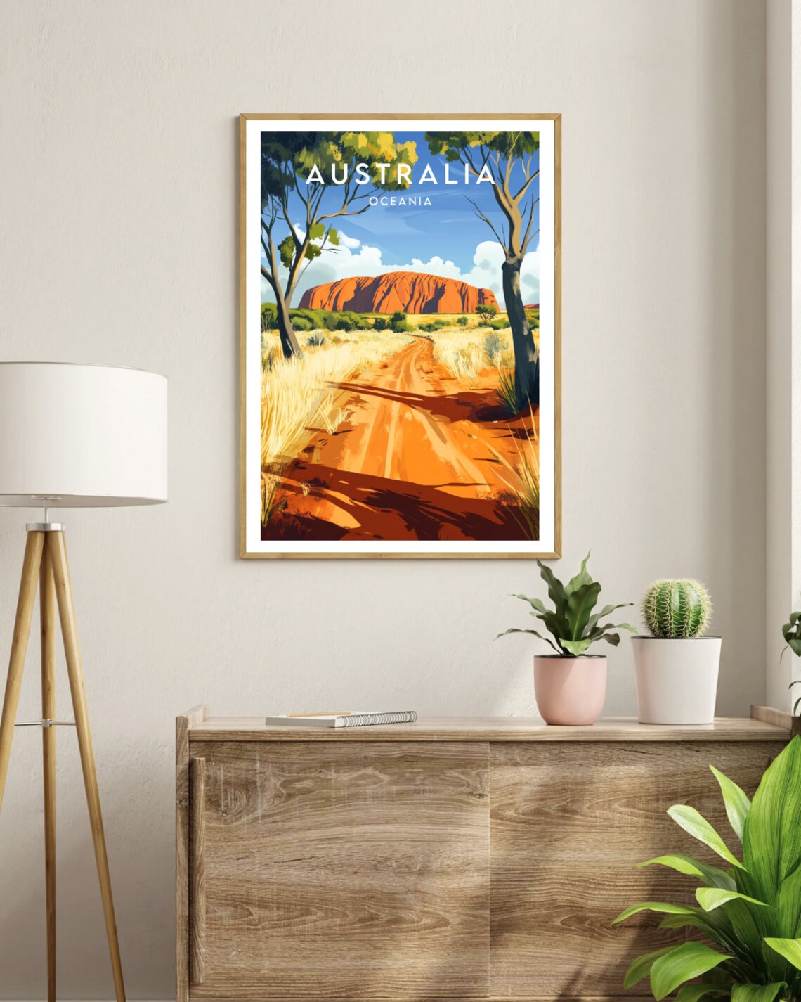 Australia Travel Poster, Oceania Outback Sydney - Image 3