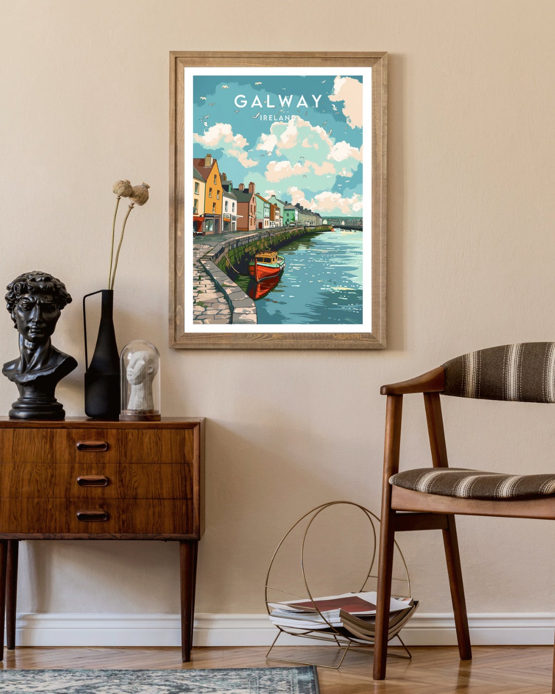Galway Travel Print Ireland Galway Poster Ireland Poster Travel Wall Art Ireland Print Poster Ireland Europe Galway Travel - Image 2