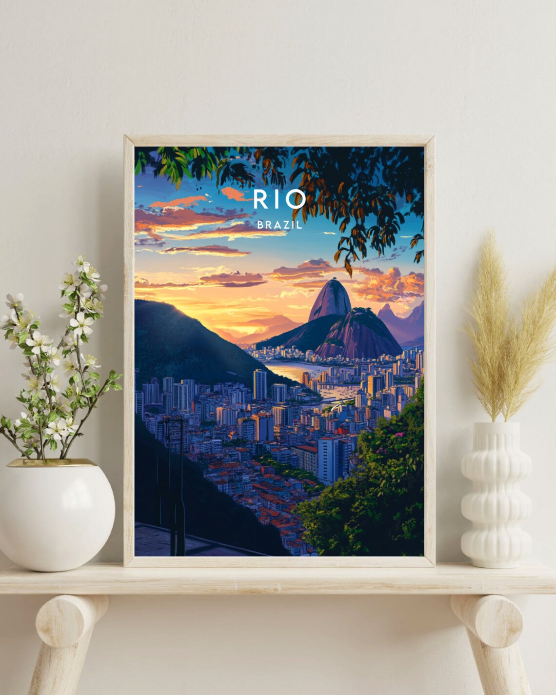 Rio Travel Poster, Brazil South America Art Print - Image 4