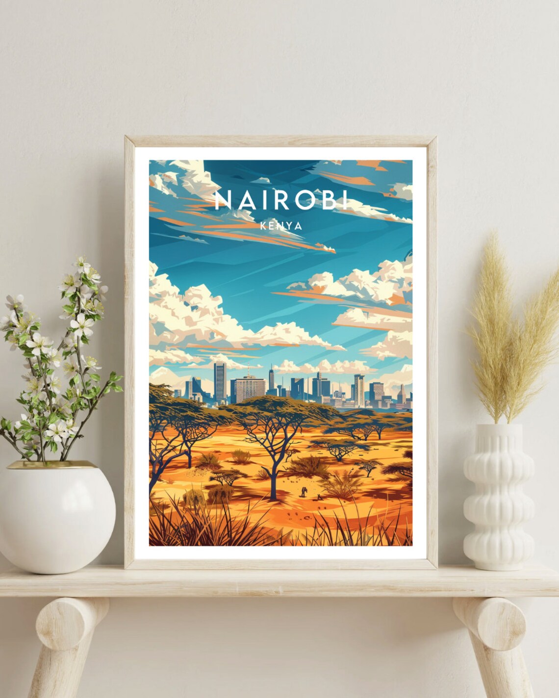 Nairobi Travel Poster, Kenya Wall Art Print - Image 4