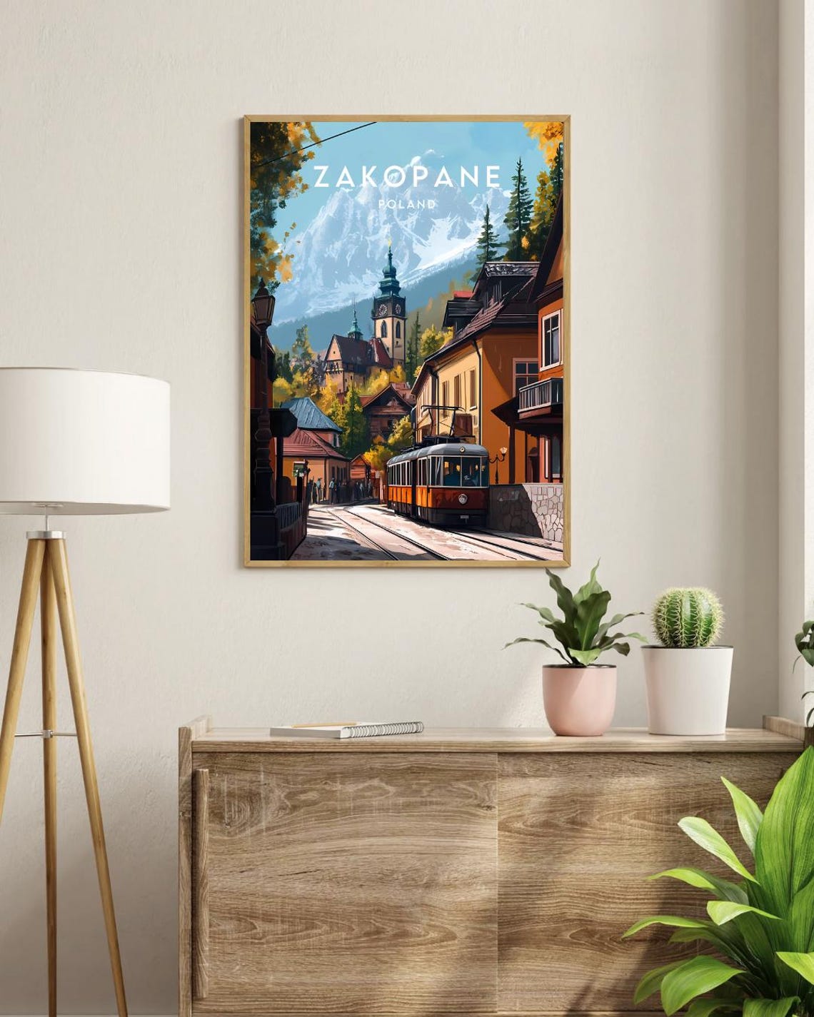 Zakopane Travel Print Poland Zakopane Poster Poland Poster Travel Wall Art Poland Print Poland Zakopane Print Europe Polish Poster - Image 3