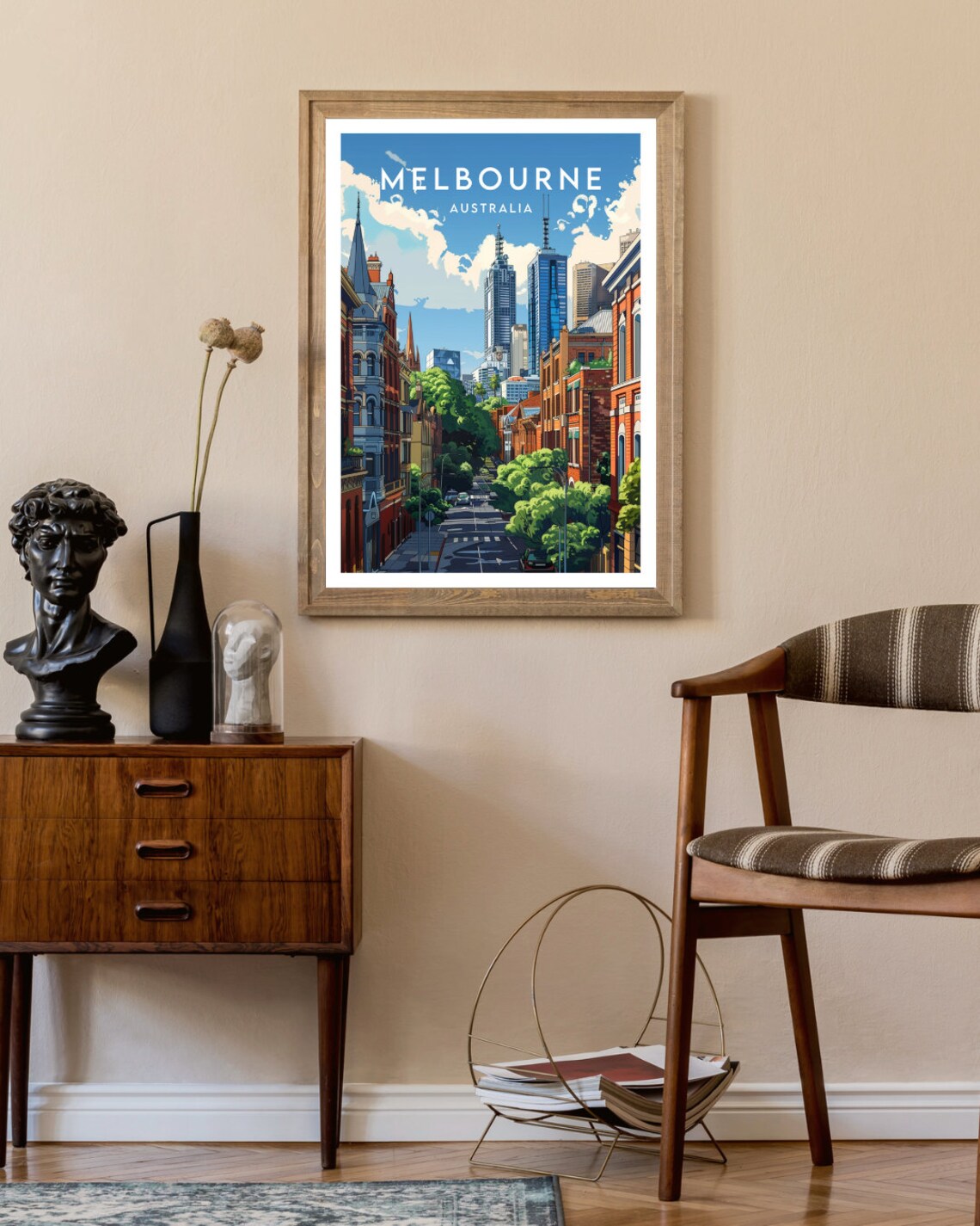 Melbourne Travel Wall Art Print - Image 2